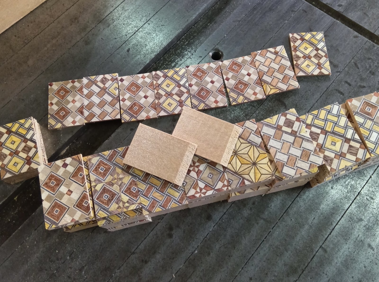 Processing the top and bottom panels