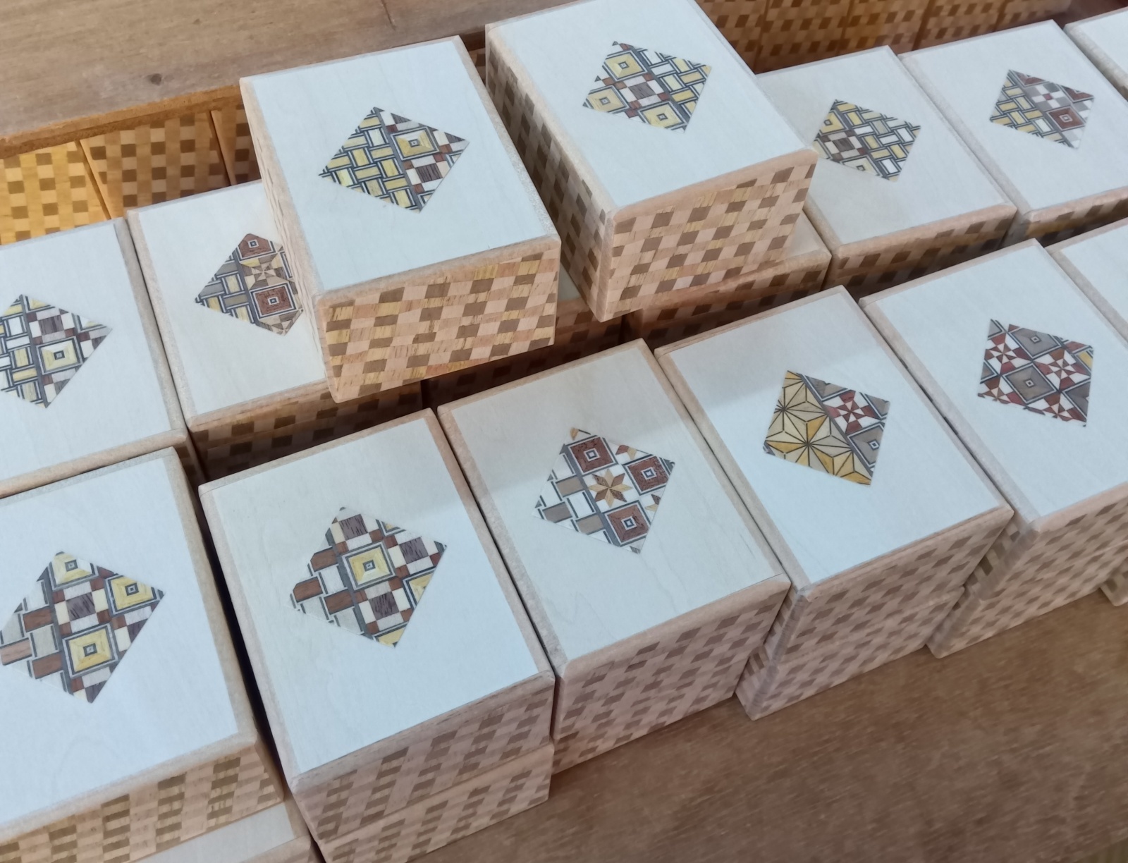 Notes on one-point yosegi