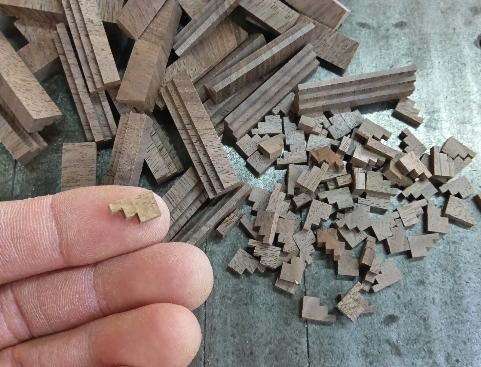 Choosing the right wood for small parts