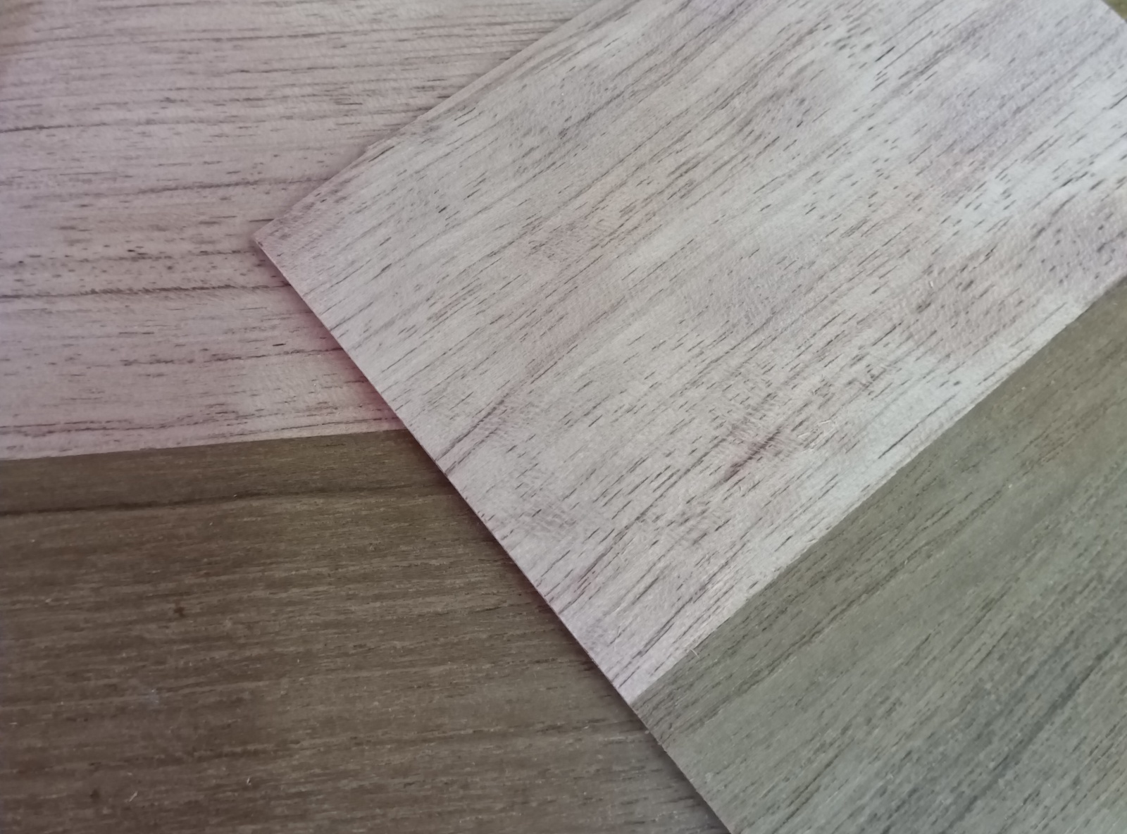 The difference in color tones