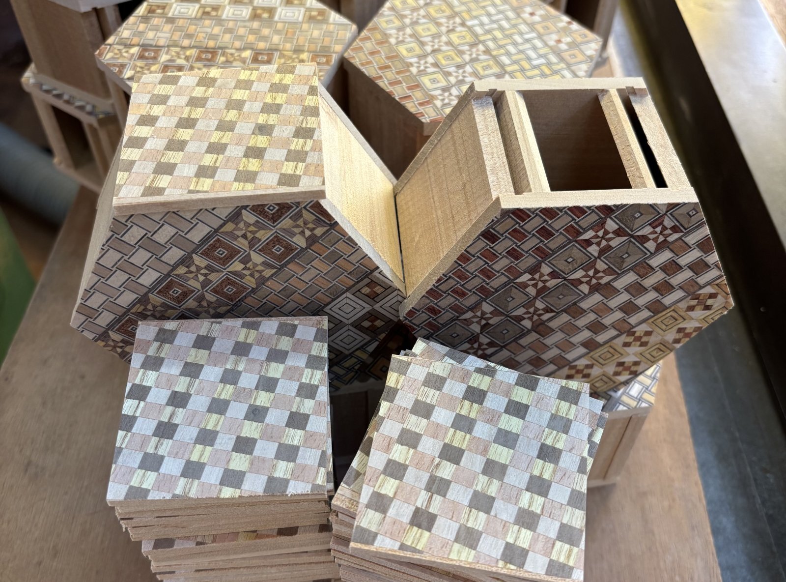 Order of Attaching the Six panels