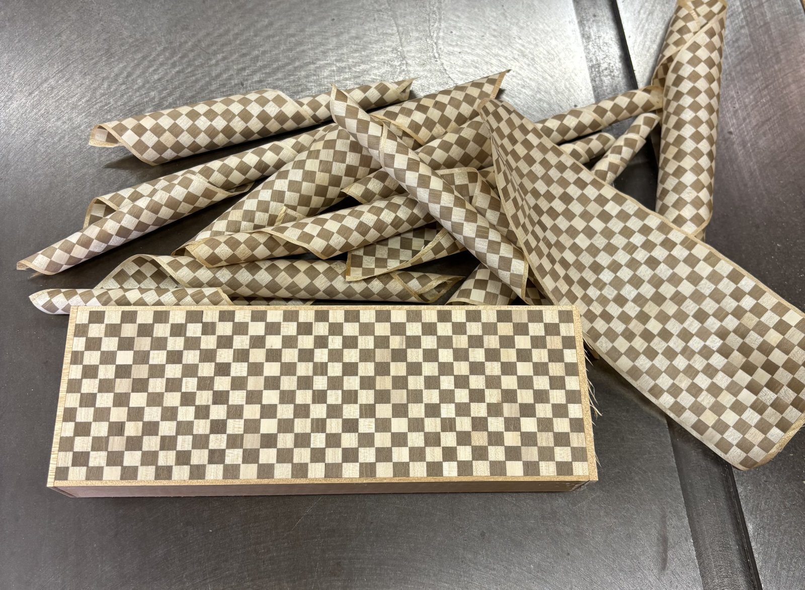 Slicing Small Yosegi Blocks