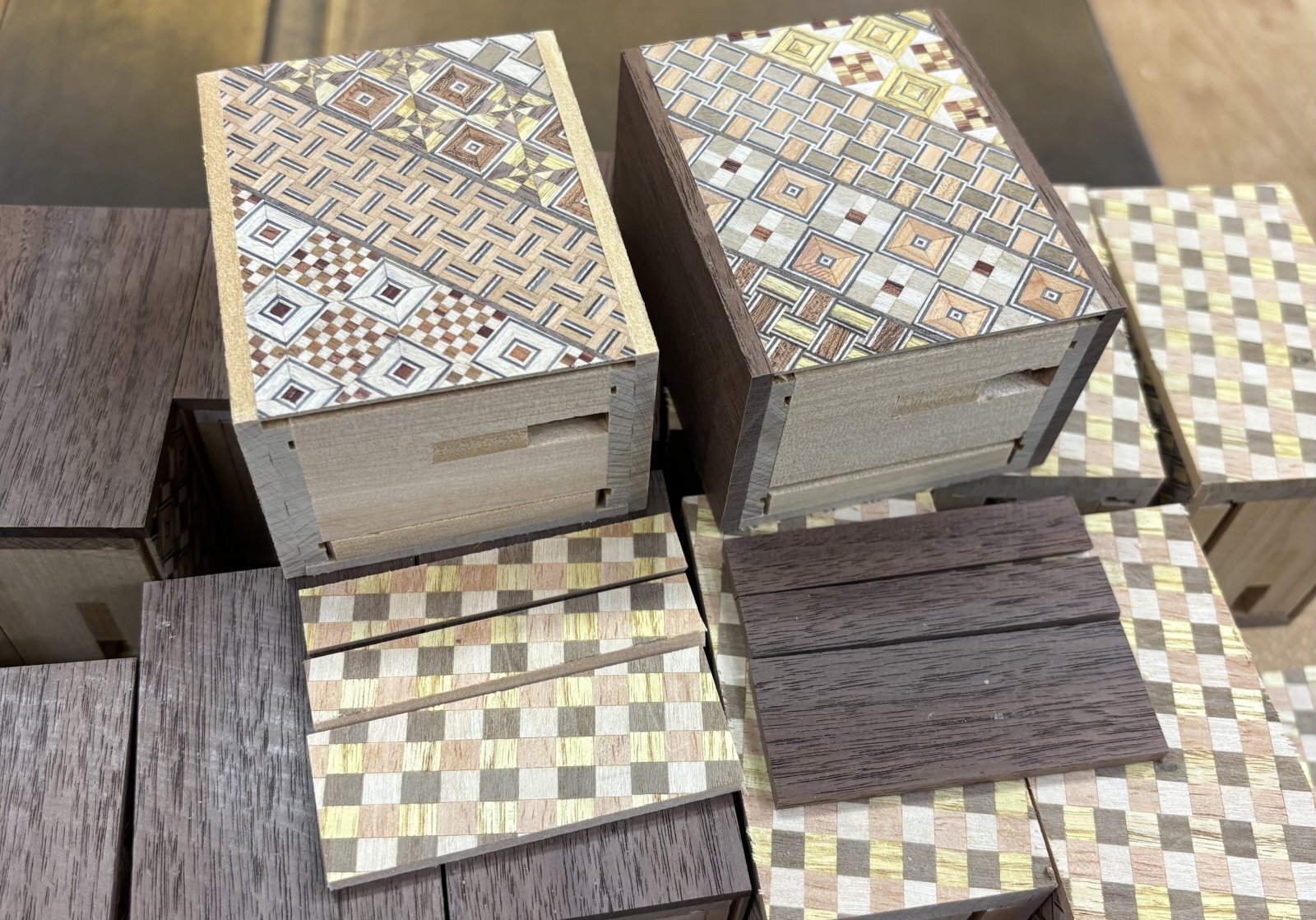 Yosegi and Solid Wood Side Panels