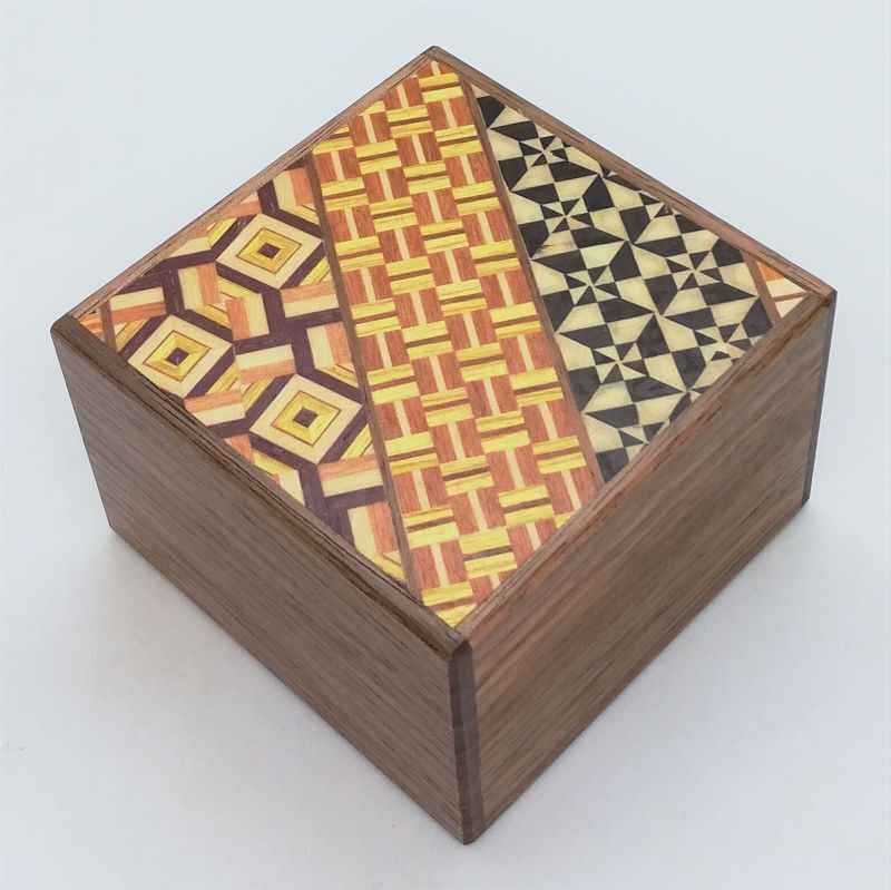 Yosegi Puzzle Box 2.5 sun 12 steps 
